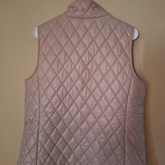 Time and Tru Women's Diamond Core Vest Sizes L Color Beige - Picture 6 of 6